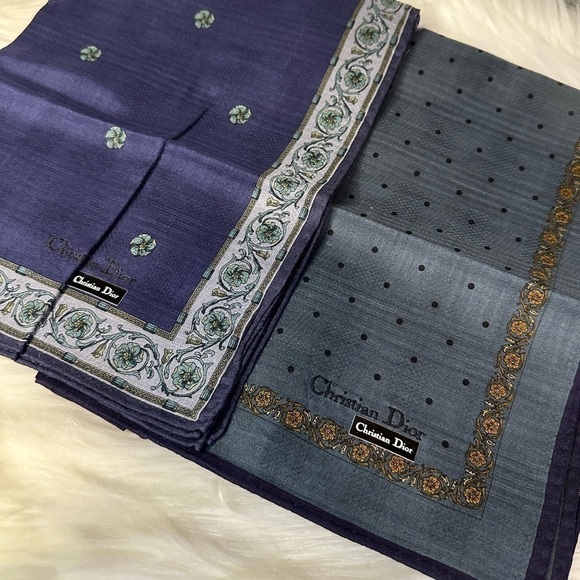 CHRISTIAN DIOR cotton handkerchief bundle - Picture 6 of 7